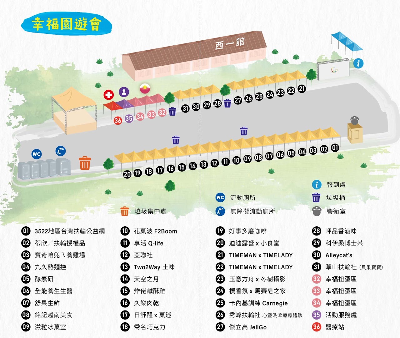 美食與攤位